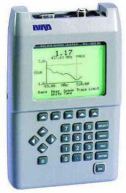 Bird AT-400 Antenna Tester | 80 - 520 MHz in nieuwstaat, Doe-het-zelf en Verbouw, Meetapparatuur, Ophalen, Zo goed als nieuw, Overige meters