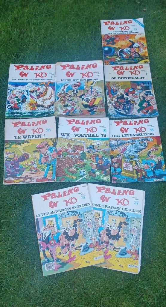 Paling en Ko, Gelezen, Ophalen of Verzenden, Meerdere stripboeken, F.Ibanez