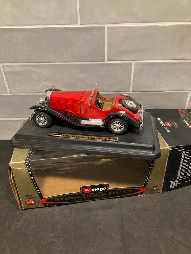 Modelauto Mercedes Benz SSK 1928 (080824h), Ophalen of Verzenden, Nieuw, Bburago