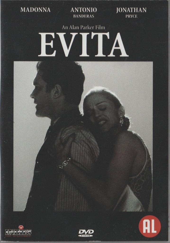 29) EVITA: met Madonna, Antonio Banderas en Jonathan Pryce, Gebruikt, Alle leeftijden, Ophalen of Verzenden, Overige gebieden