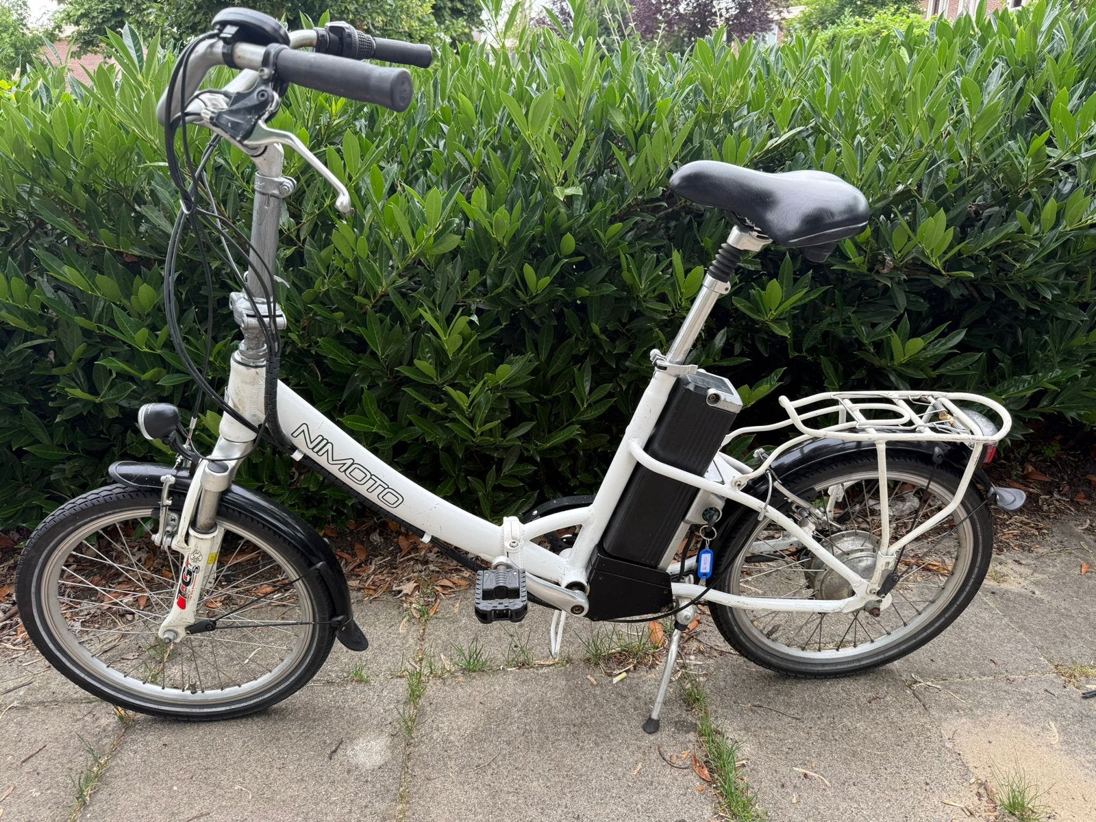 Elektrische vouwfiets Nimoto, Overige merken, 20 inch of meer, Velgrem, Versnellingen