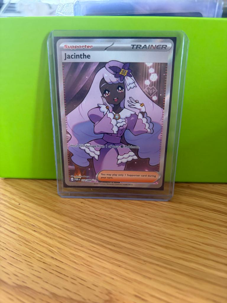Jacinthe Supporter Trainer Kaart - Pokémon TCG, Ophalen of Verzenden, Zo goed als nieuw, Losse kaart