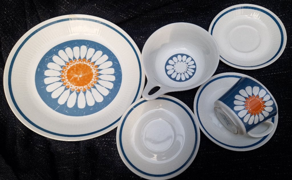 Scandinavisch vintage design DAISY Figgjo Turi design Norway, Ophalen of Verzenden