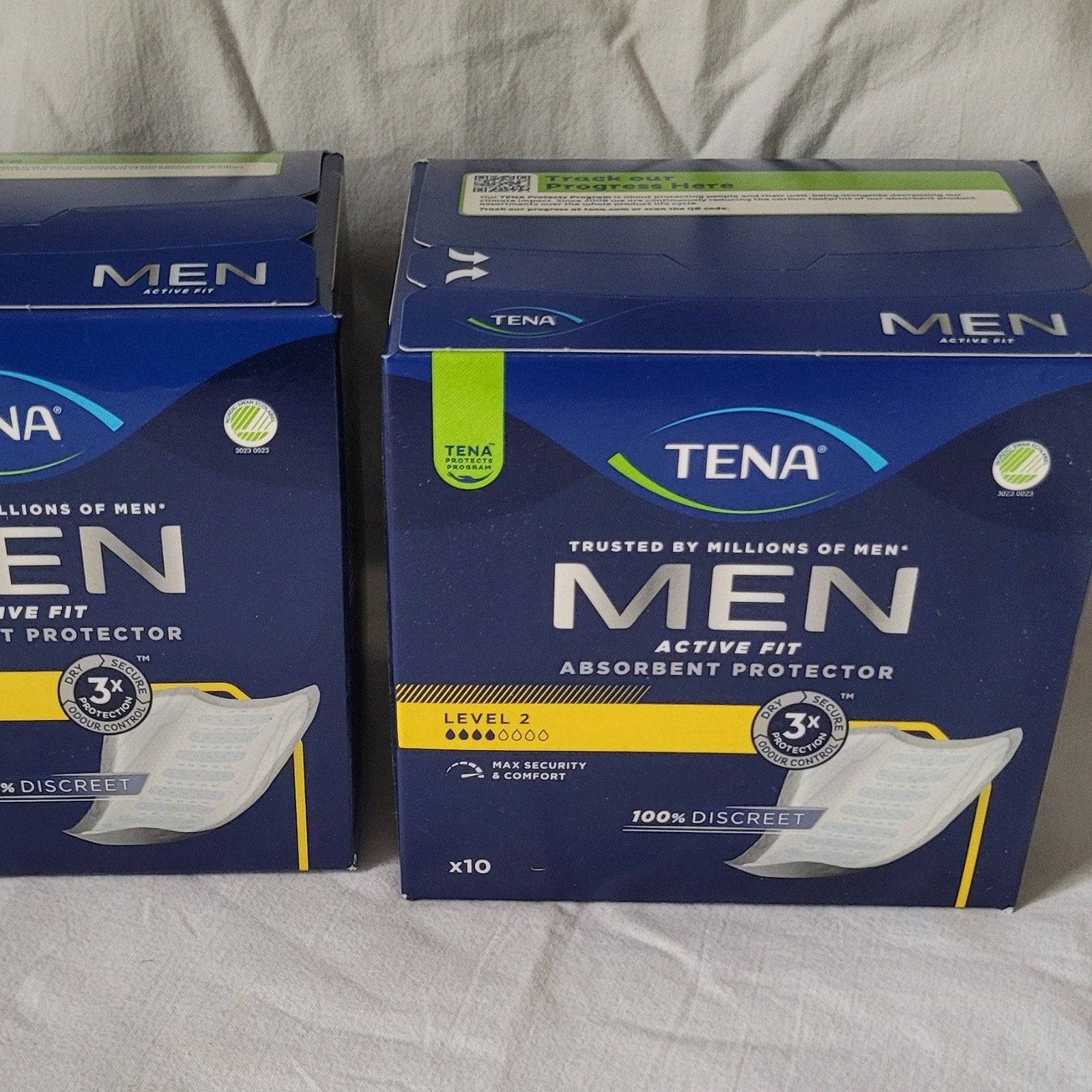 2 dozen van 10 stuks Tena men inleg, Diversen, Verpleegmiddelen, Ophalen of Verzenden