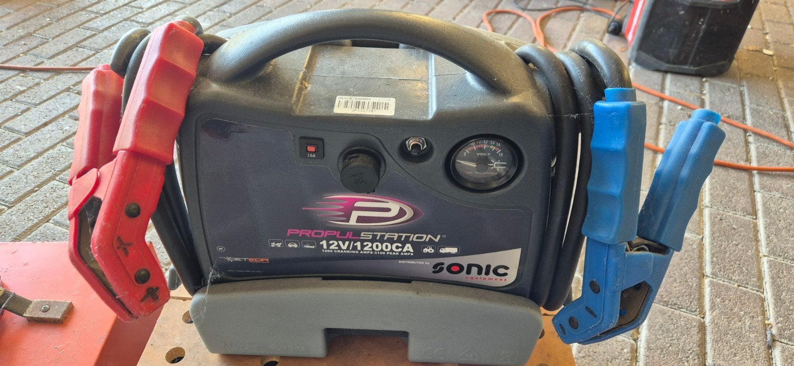 Propulstation 12V/1200CA Startbooster, Auto diversen, Jumpstarters, Gebruikt, Ophalen