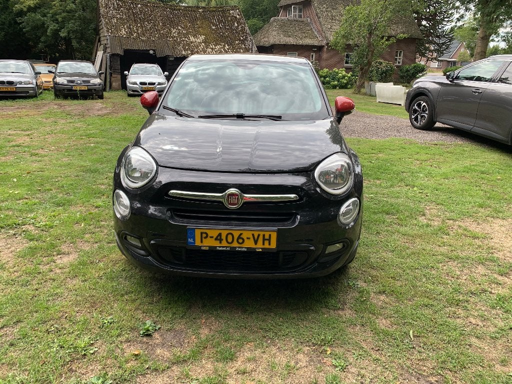 500 X ROSSO AMORE EDIZIONE 102149 KM MET BOEKJES EN NAP 2016, Auto's, Voorwielaandrijving, Dealer onderhouden, Stof, 4 cilinders