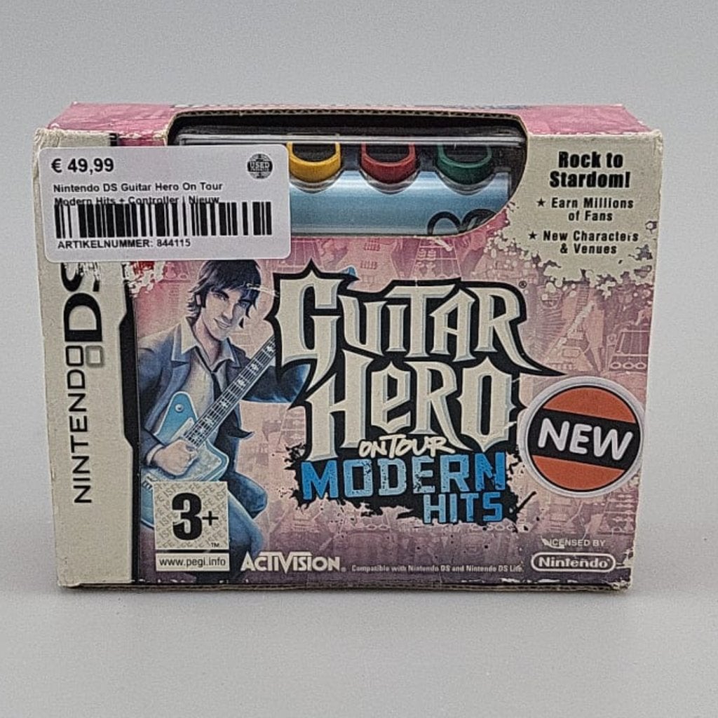 Nintendo DS Guitar Hero On Tour Modern Hits + Controller | N, Nintendo, Gebruikt, Support@nintendo.com, 11-1 Hokotate-cho, Kamitoba, Minami-ku
Kyoto 601-8501
Japan