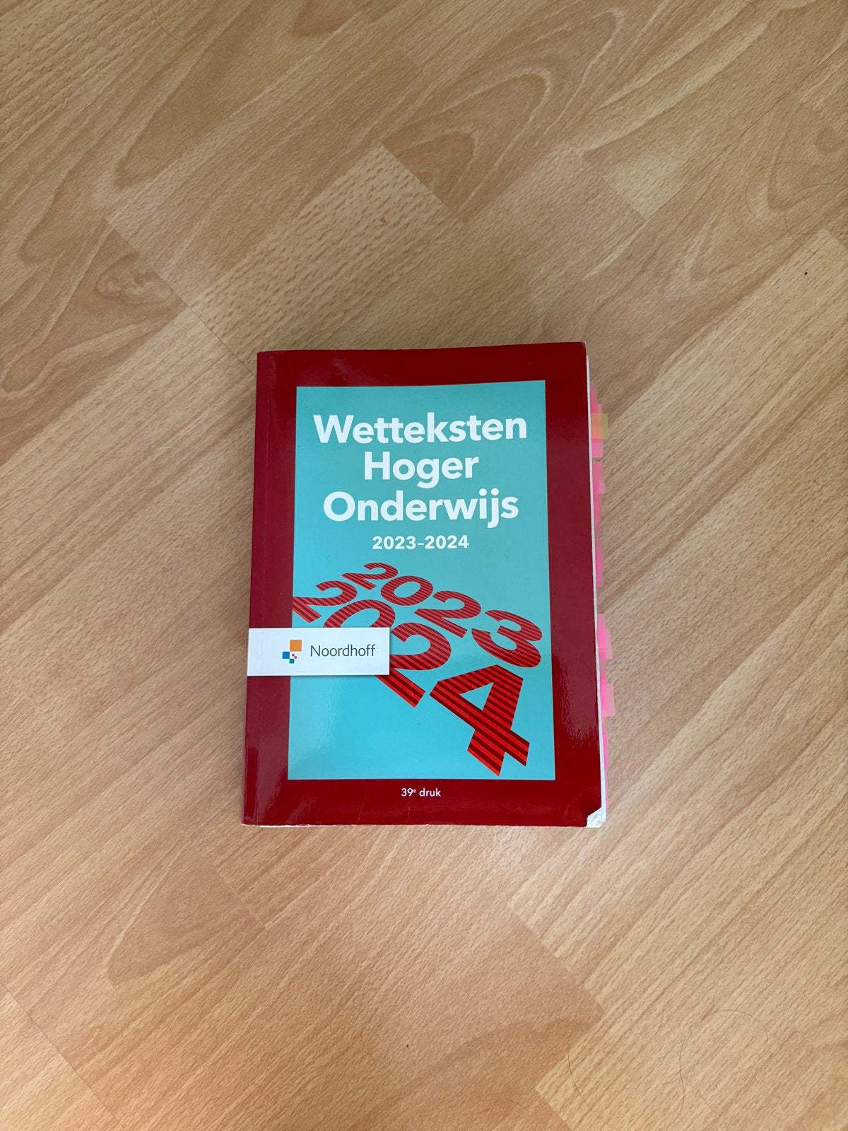 Wetteksten Hoger Onderwijs 2023-2024 - 39e druk, Ophalen of Verzenden, Gamma, Zo goed als nieuw, HBO