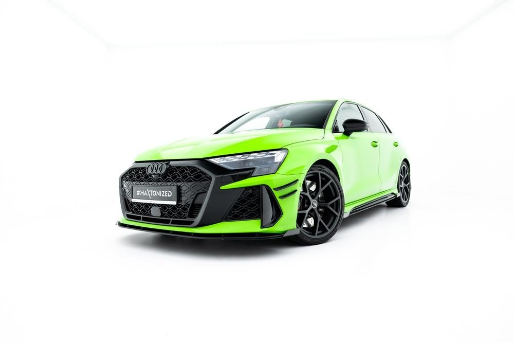 Voorlip sideskirt diffuser spoiler Audi RS3 Sportback 8Y 24+, Ophalen of Verzenden
