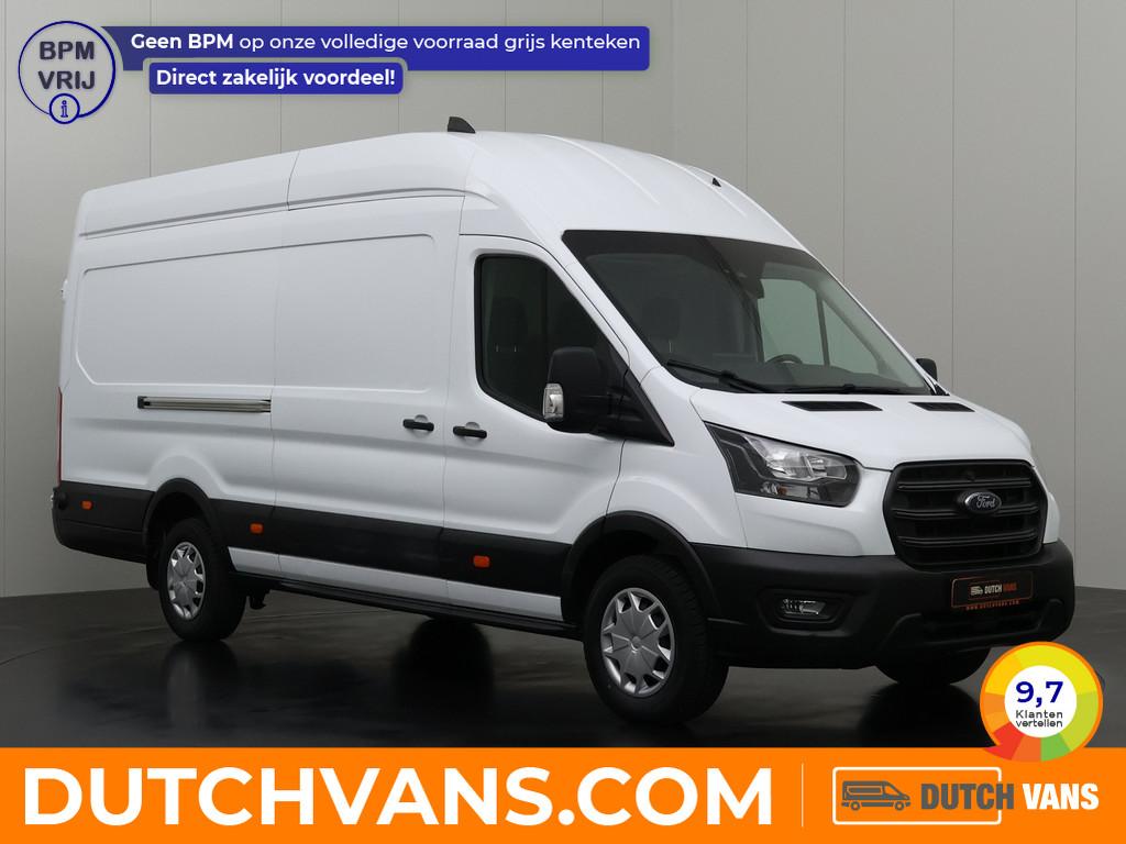 Ford Transit 2.0TDCi L4H3 Jumbo | Groot Multimedia | Camera, Auto's, 2378 kg, Gebruikt, Zwart, 4 cilinders