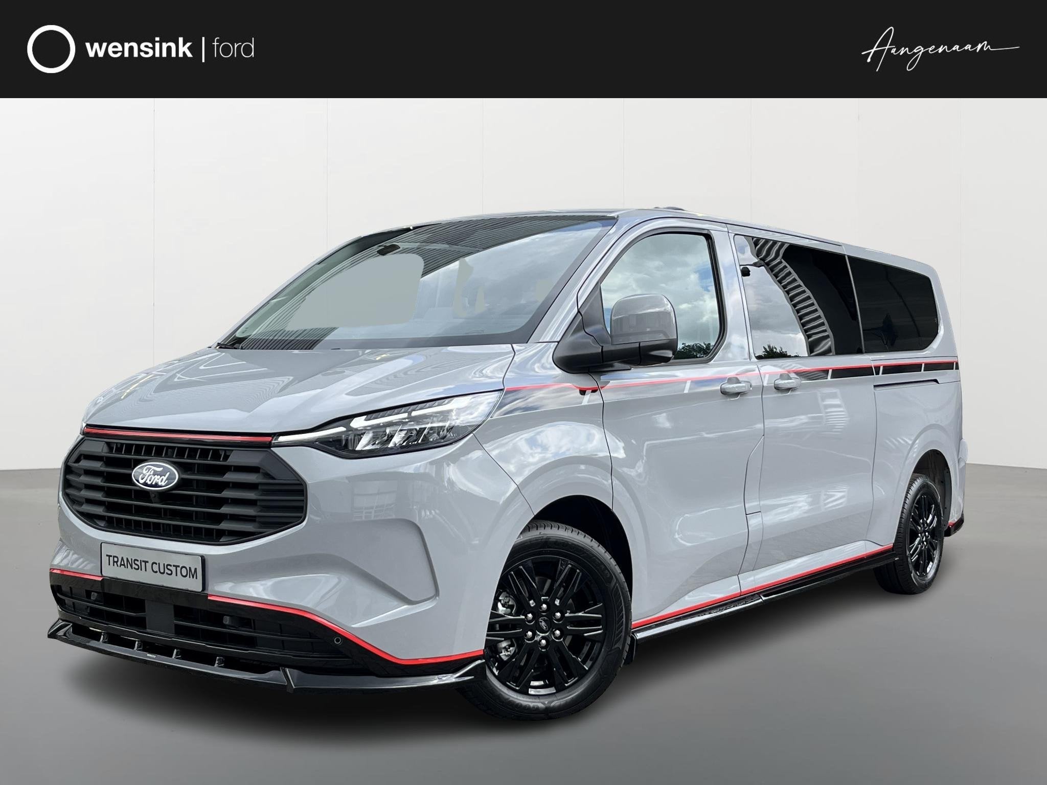Ford Transit Custom 320 2.5 PHEV L2H1 Grey Platinum Dubbele