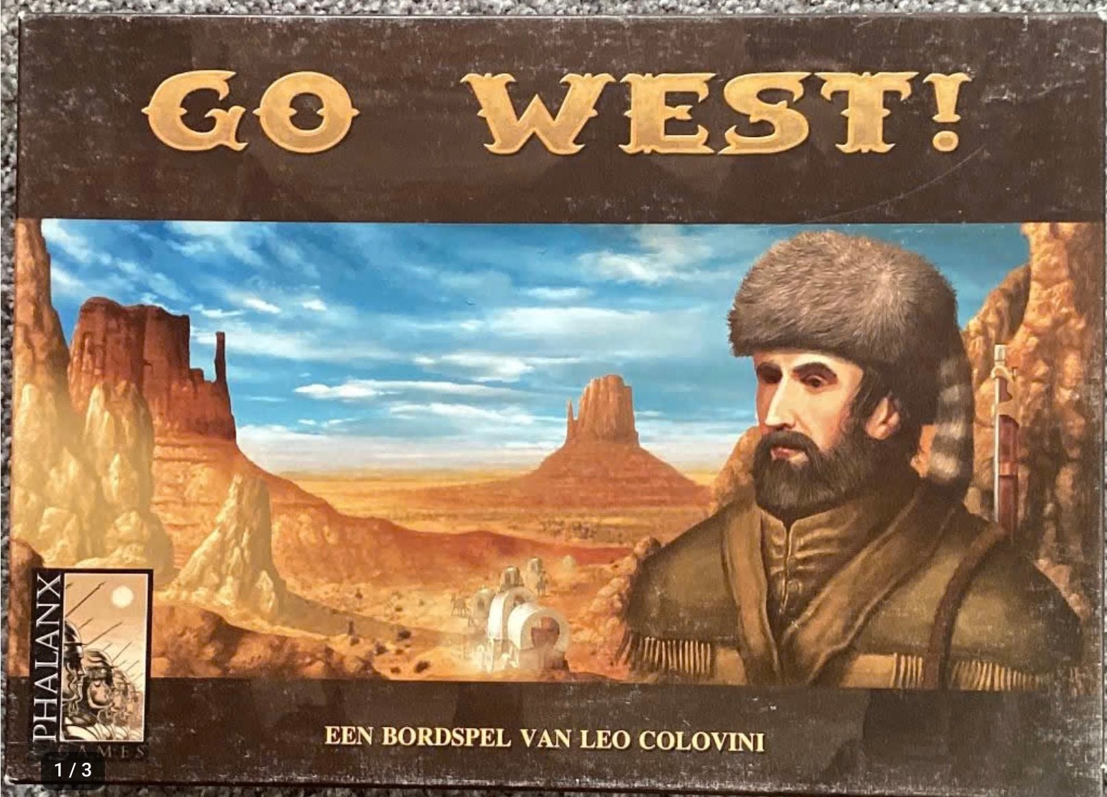 Bordspel Go West!, Hobby en Vrije tijd, Gezelschapsspellen | Bordspellen, Ophalen, Zo goed als nieuw