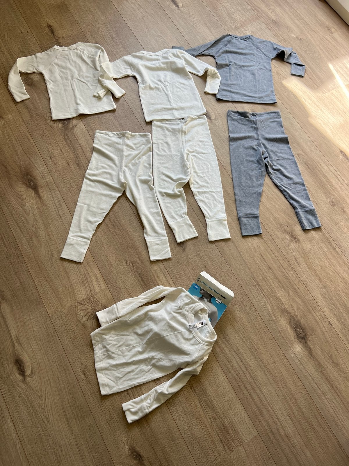 Thermokleding sets HEMA maat 98/104 unisex + nieuw shirt, Ophalen of Verzenden, Zo goed als nieuw, Jongen of Meisje, Nacht- of Onderkleding