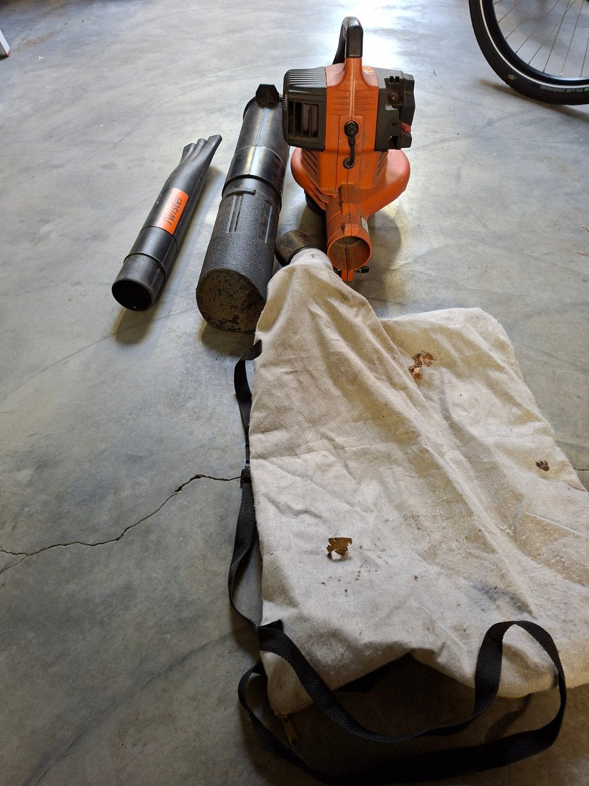 Electrolux Bladblazer/Bladzuiger met Opvangzak, Ophalen, Gebruikt, Met opvangzak, Handgedragen