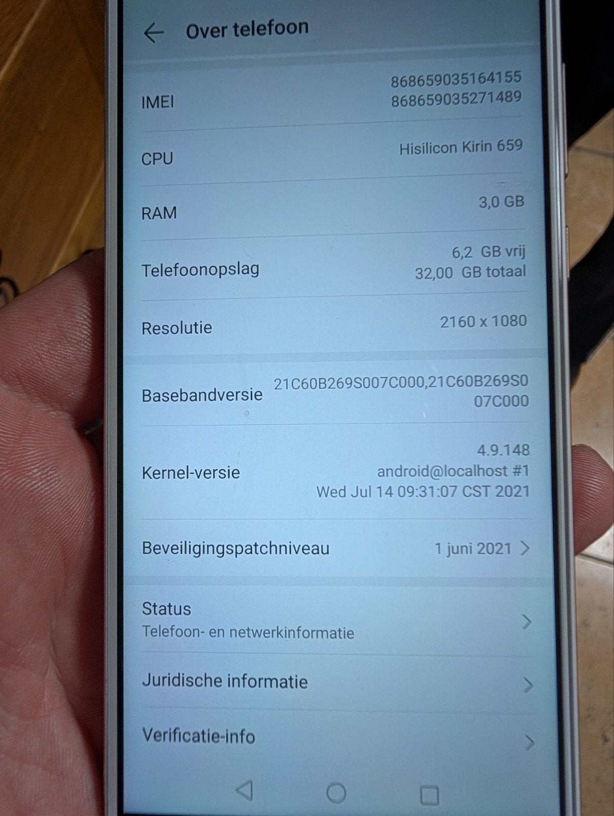 Huawei P Smart (FIG-LX1) - Android 9.0, 32GB opslag, Gebruikt, Zwart, Touchscreen, Ophalen of Verzenden