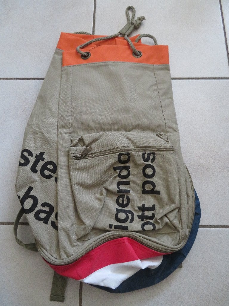Zeldzame PTT Post Eigendom duffle bag rugtas., 25 tot 40 cm, Nieuw, Ophalen of Verzenden, Waterdicht