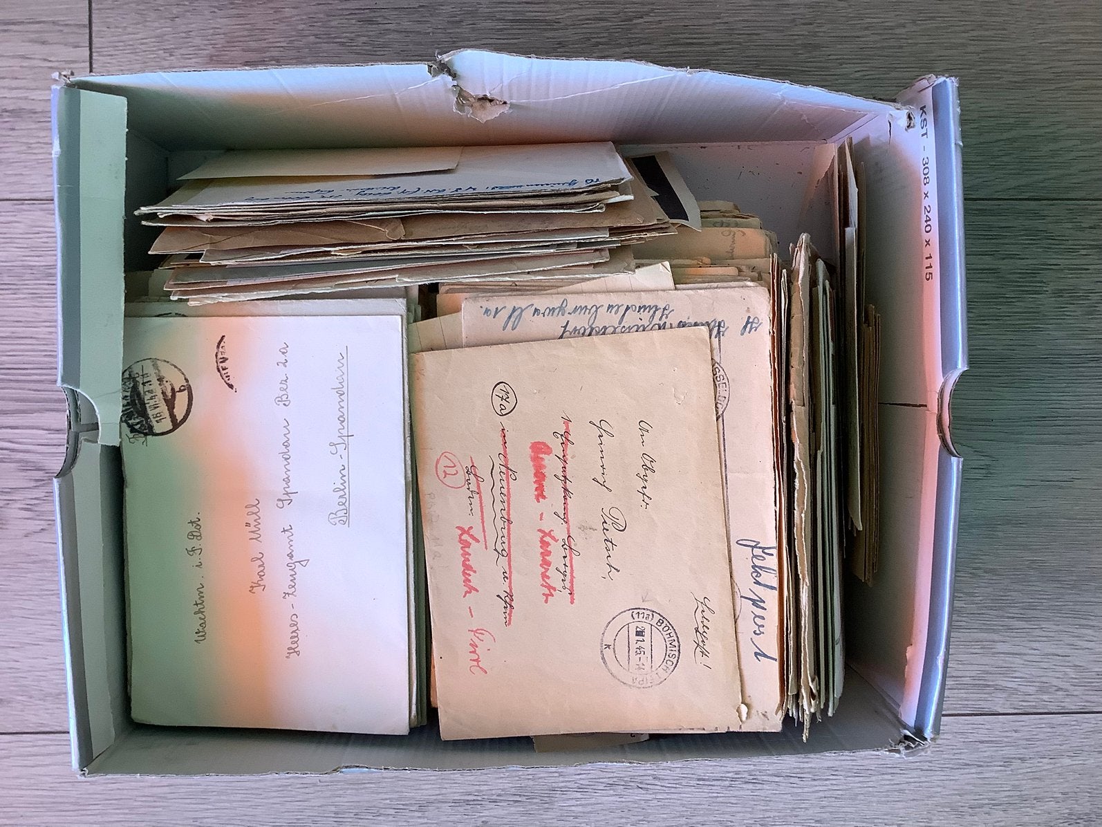 DOOS M ONG. 470 VELDPOST BRIEVEN COVERS DOCS DUITSLAND WOII, Ophalen of Verzenden, Envelop