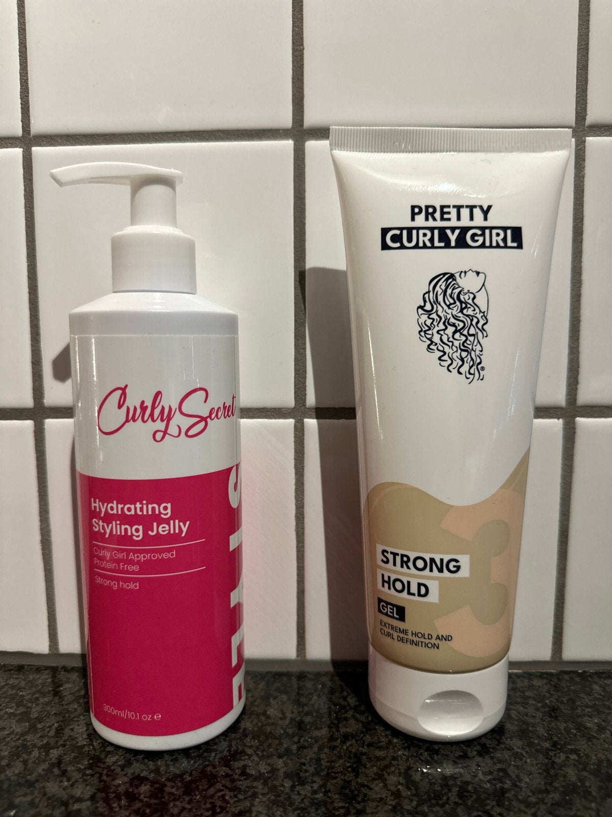 Curly Secret Hydrating Styling Jelly & Pretty Curly Girl Gel, Ophalen, Nieuw, Gel, Wax, Haarlak of Mousse