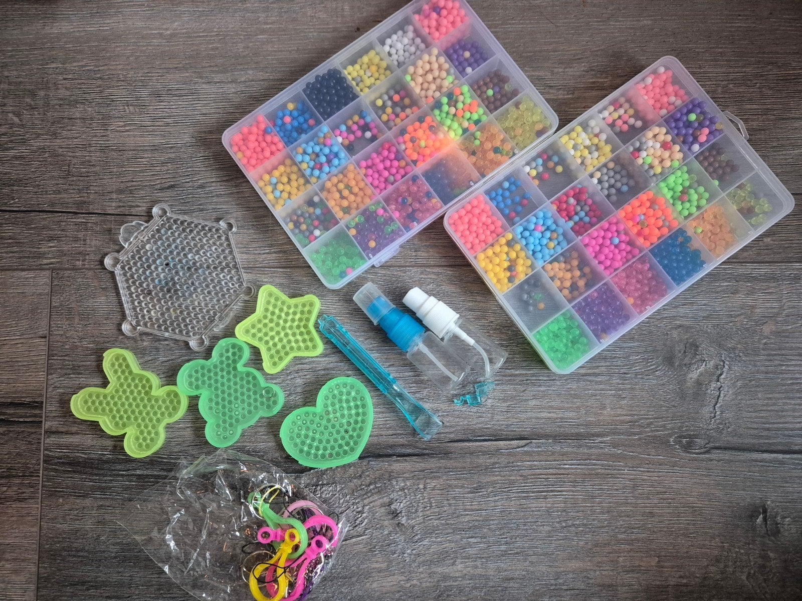 Aquabeads set, Hobby en Vrije tijd, Meerkleurig, Ophalen of Verzenden, Zo goed als nieuw, Kunststof