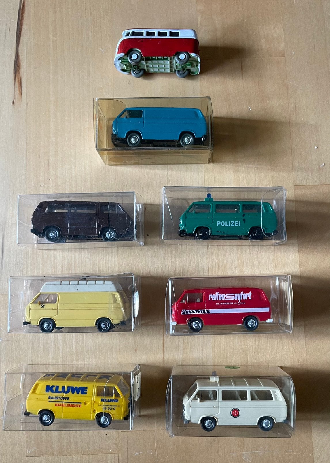 VW T2, VW T3, Wiking, 1:87, HO of N spoor, Hobby en Vrije tijd, Ophalen of Verzenden, Zo goed als nieuw, Auto, Wiking