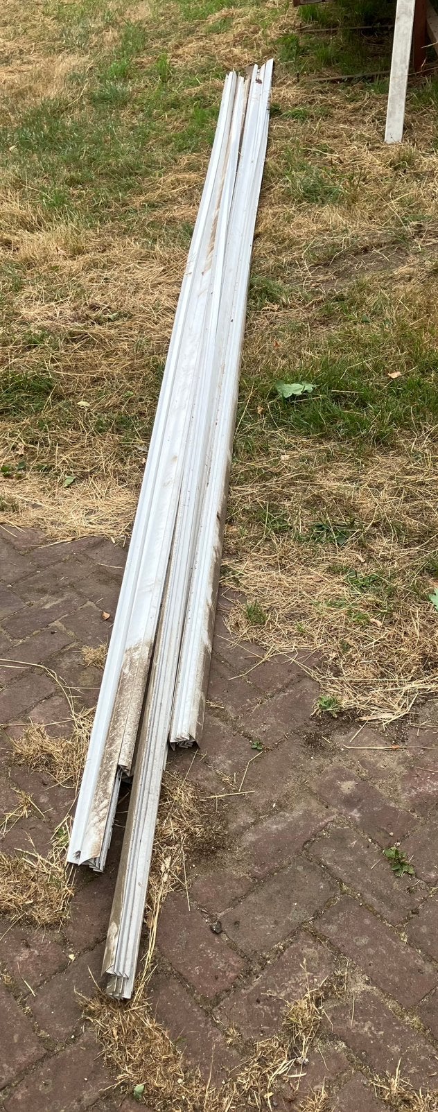 10 hoekprofielen 5 cm, Overige materialen, Zo goed als nieuw, Minder dan 5 m², Ophalen