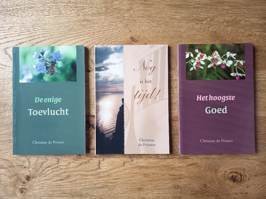 Christien de Priester - 3 Gedichtenbundels: Het hoogste Goed, Ophalen of Verzenden, Nieuw, Christendom | Protestants