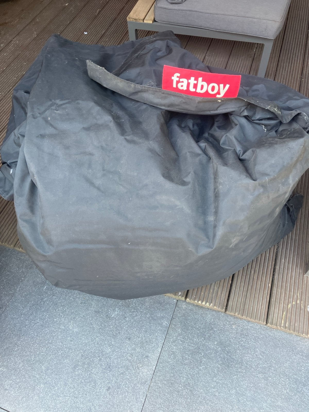 Fatboy zitzak - Zwart, Ophalen, Gebruikt, Zwart, Zitzak
