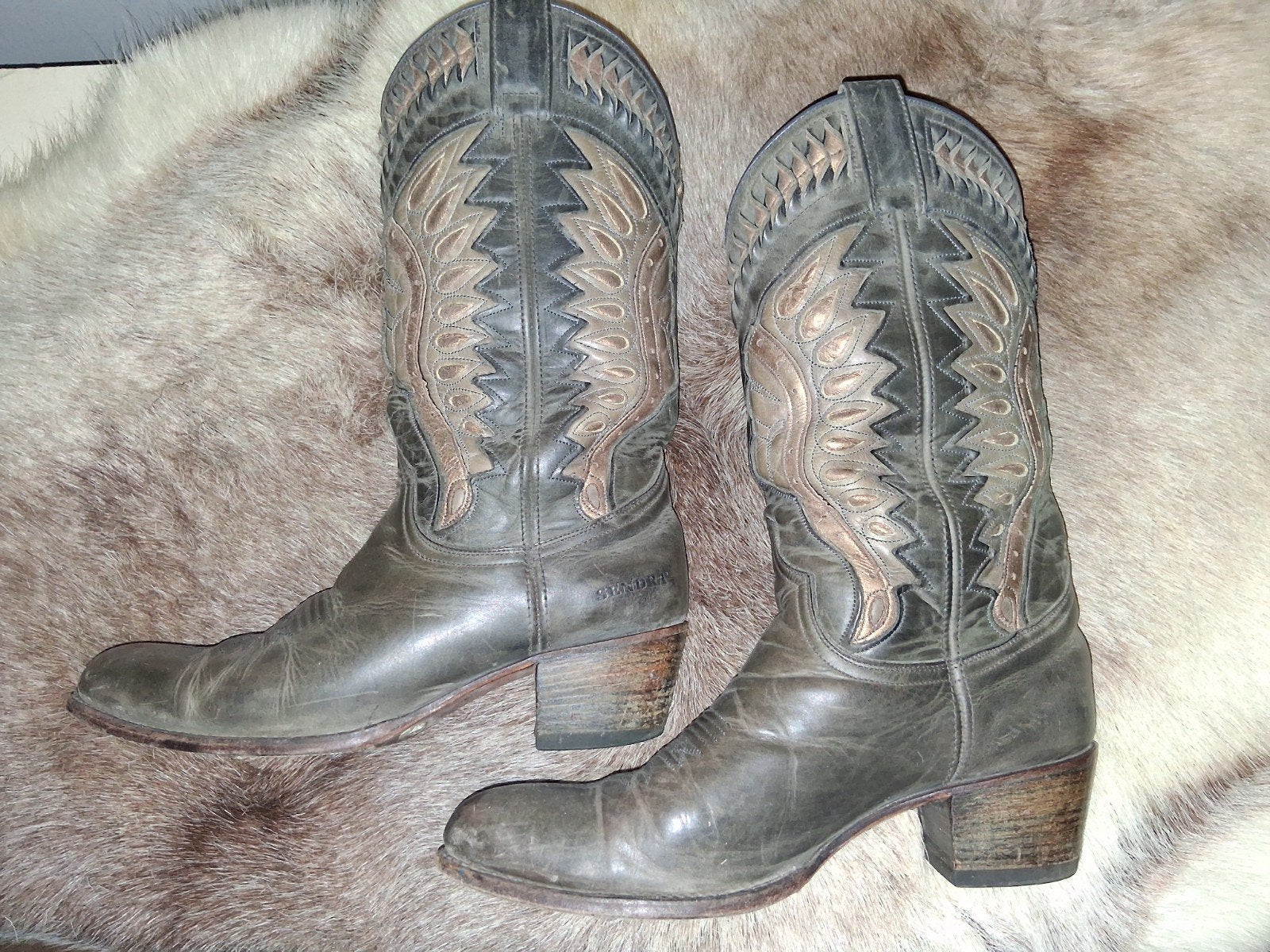 Sendra cowboylaarzen maat 41, Ophalen of Verzenden, Gedragen, Groen, Hoge laarzen