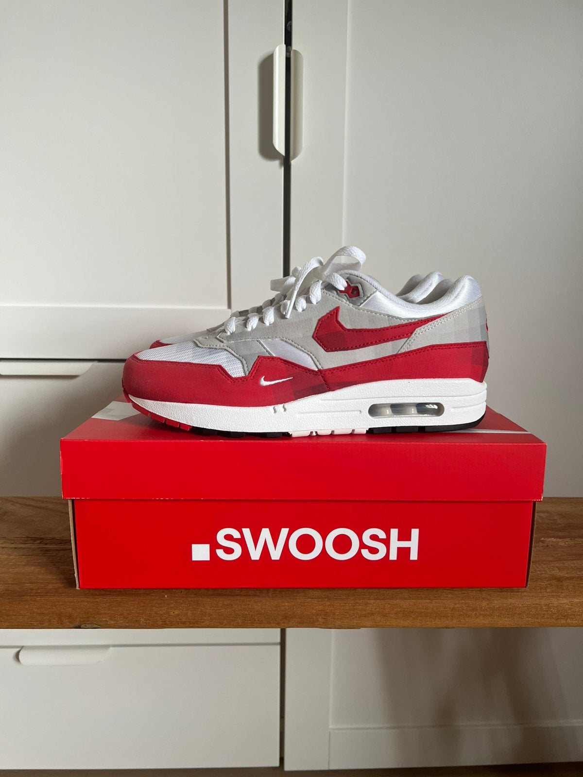 Nike Air Max 1 Poly - Maat 41, Ophalen, Gedragen, Overige kleuren, Sneakers of Gympen