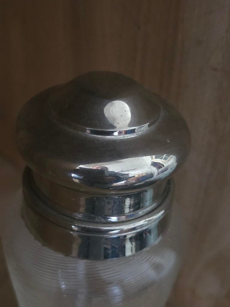 Fries draadglas theebus, Antiek en Kunst, Antiek | Glas en Kristal, Ophalen of Verzenden