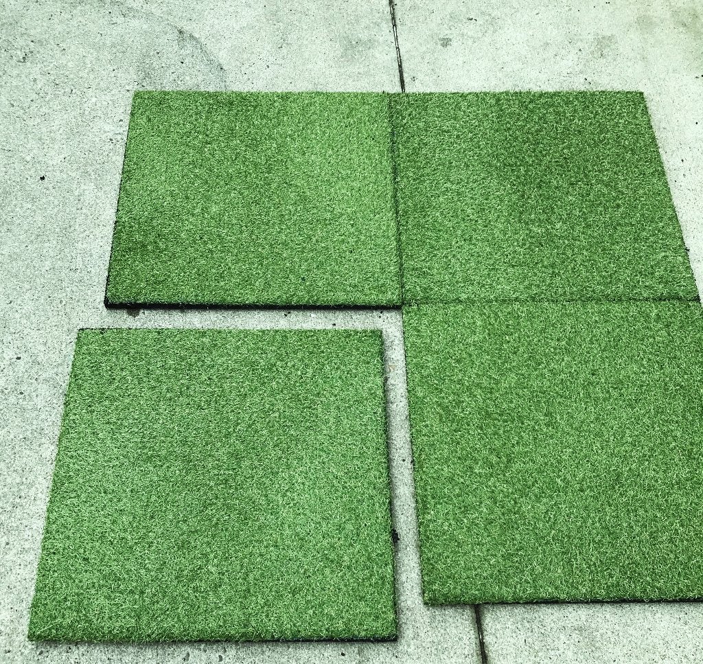 NIEUW Gras tegels 50x50x2,5 groen ideaal voor tuin balkon, Ophalen of Verzenden, Nieuw, Minder dan 10 m²