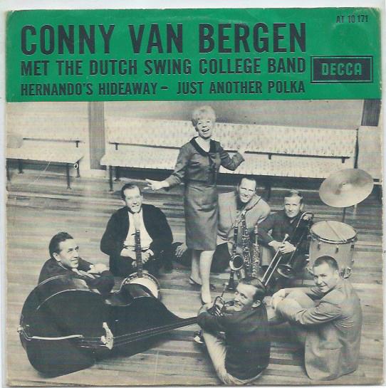 Conny van Bergen met D.S.C. Band- Hernando's Hideaway, Cd's en Dvd's, Vinyl Singles, Gebruikt, Nederlandstalig, 7 inch, Verzenden