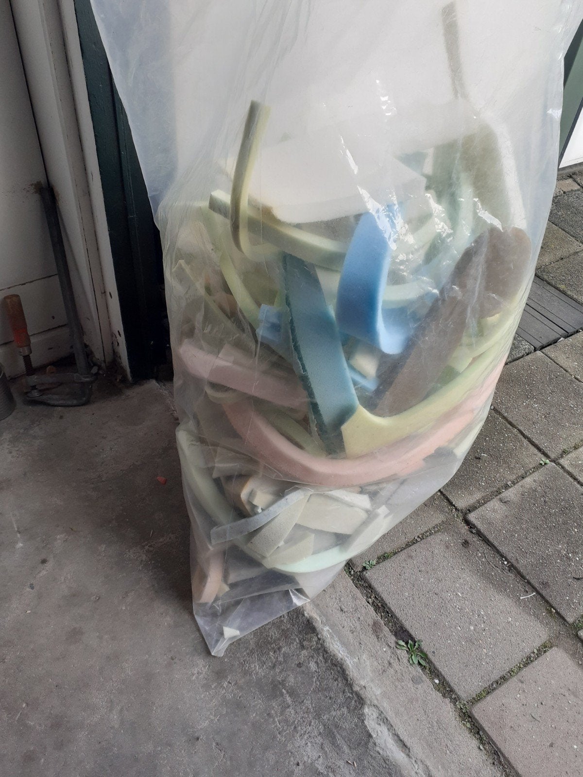 Snijresten schuimrubber, Ophalen, Nieuw