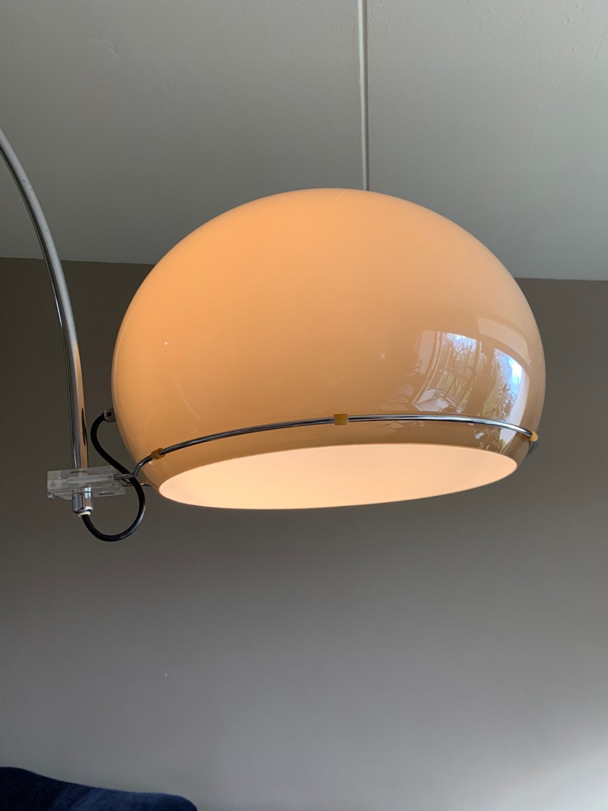 Vintage Gepo arc xxl mushroom booglamp, Ophalen of Verzenden, Zo goed als nieuw, Metaal, 200 cm of meer