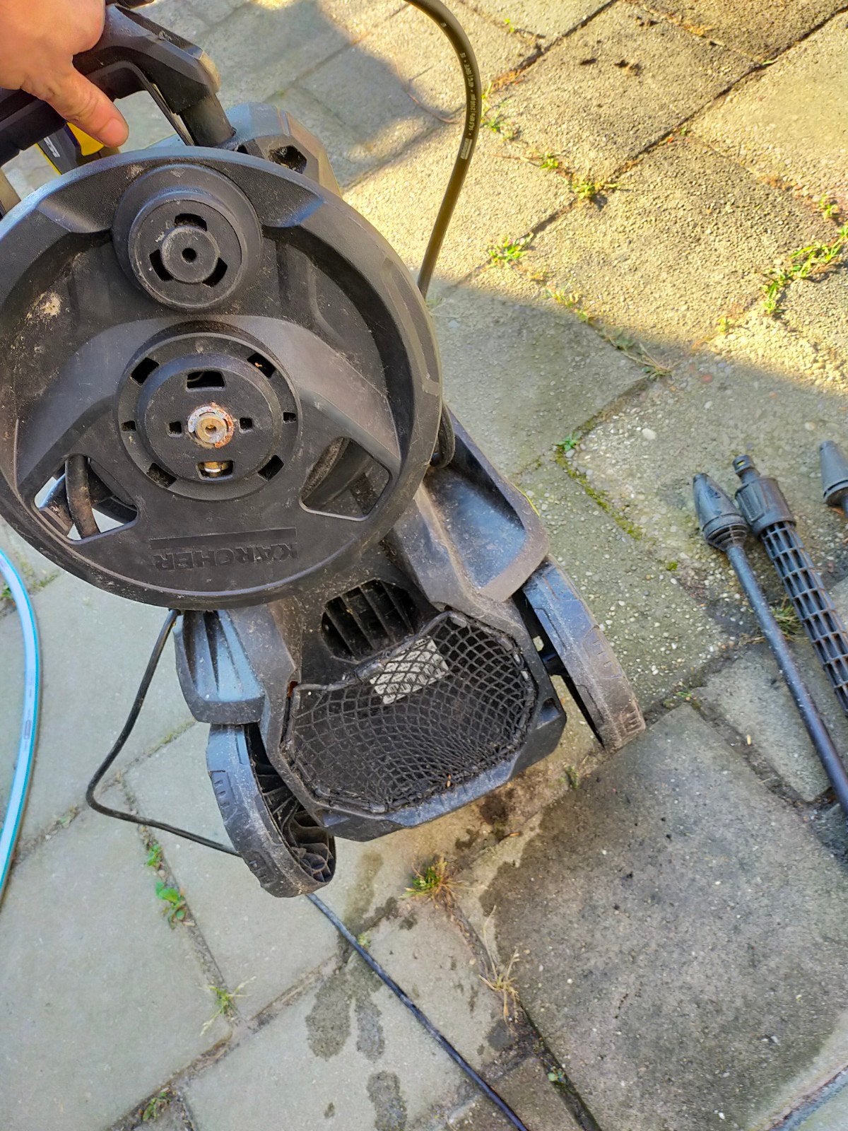 Kärcher K4 Full Control Premium Hogedrukreiniger, Tuin en Terras, Hogedrukreinigers, Ophalen, Gebruikt, Elektrisch, Kärcher