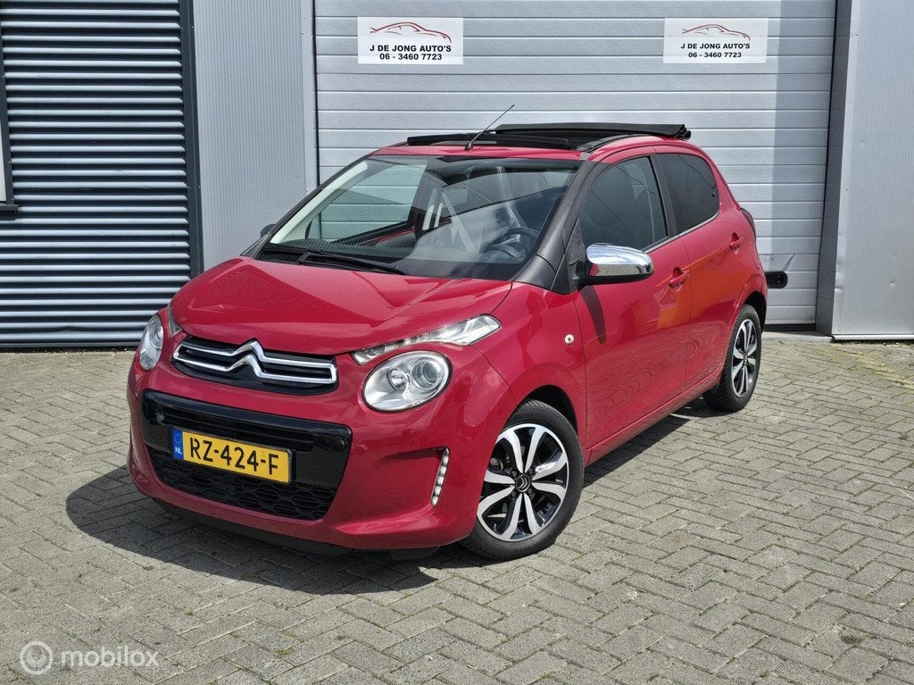 Citroen C1 1.0 e-VTi Airscape Shine 86DKM! Cabrio!, Auto's, Citroën, Voorwielaandrijving, Automatische klimaatregeling, Gebruikt