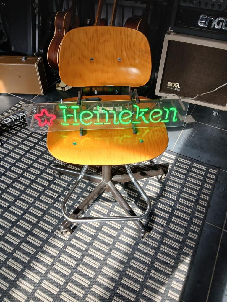 Heineken Neonlamp - Unieke Lichtreclame, Ophalen of Verzenden