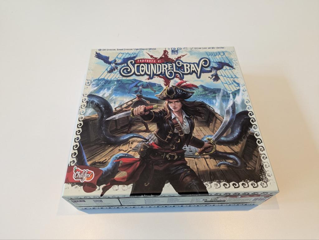 Fortunes of Scoundrel Bay bordspel, Hobby en Vrije tijd, Gezelschapsspellen | Bordspellen, Ophalen of Verzenden, Zo goed als nieuw