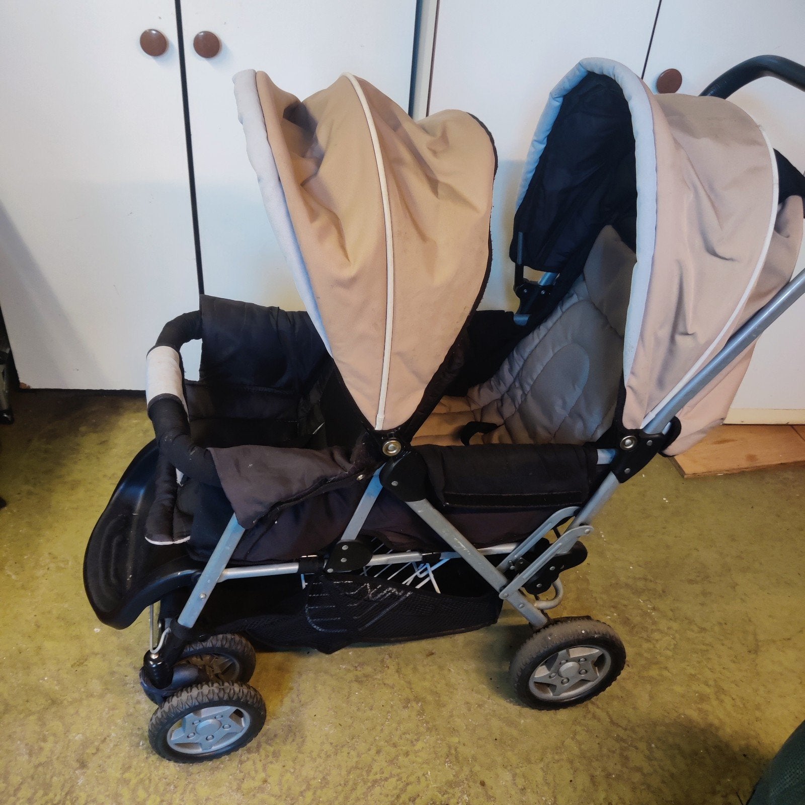 Tweeling Duowagen, Gebruikt, Duowagen, Ophalen, Kinderwagen