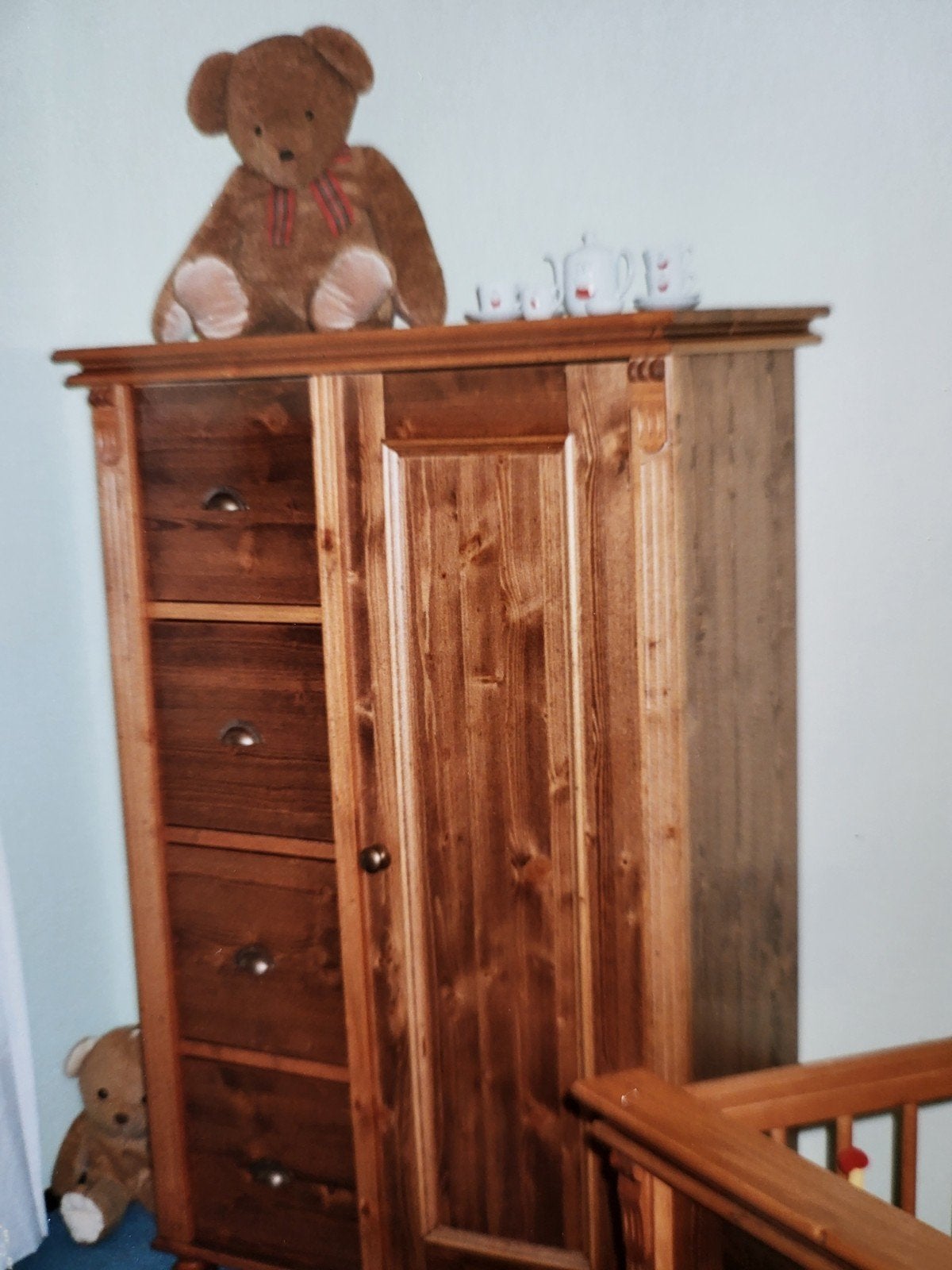 Complete babykamer set - massief hout, Ophalen, Gebruikt, Jongetje of Meisje