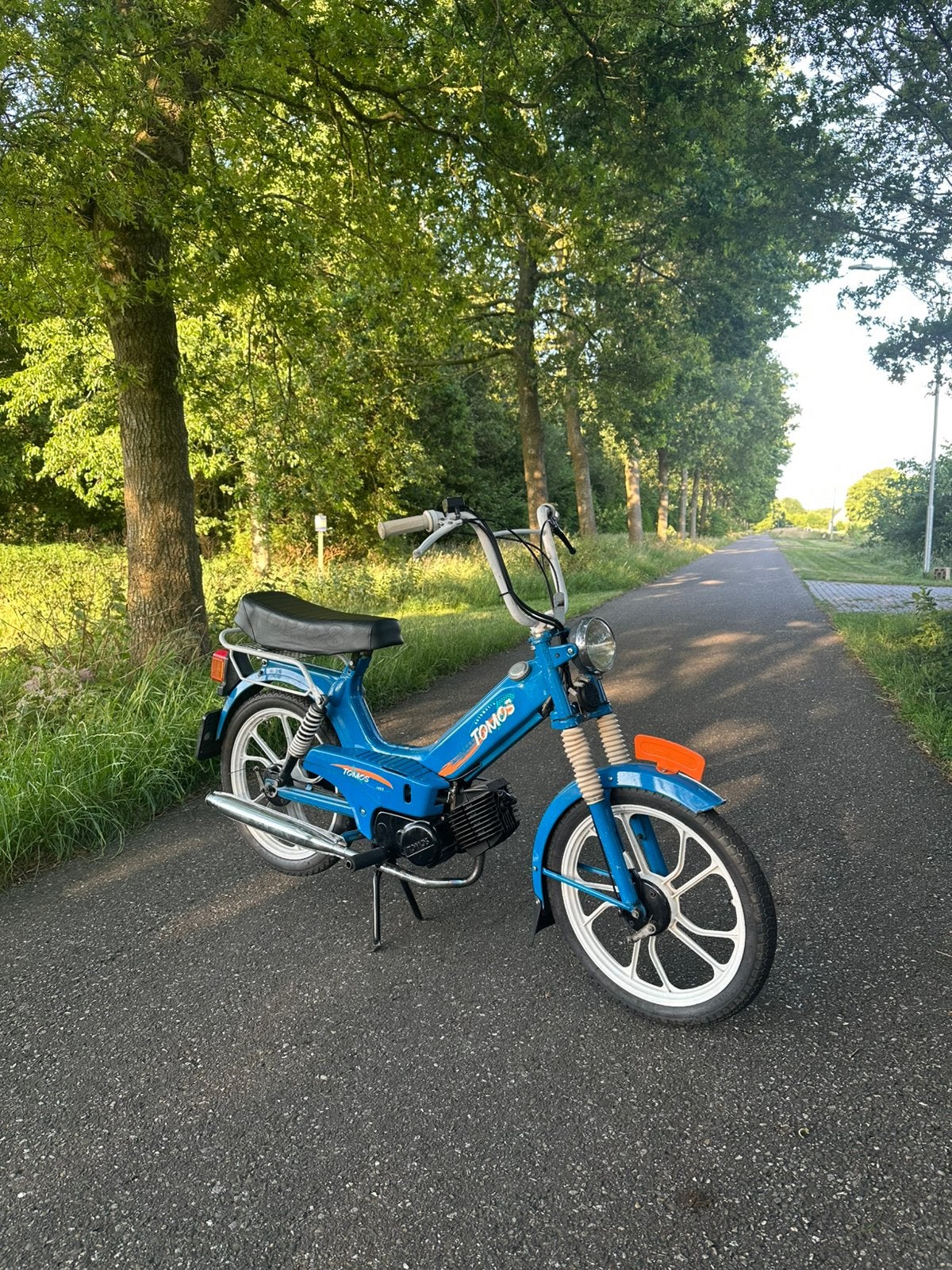 Tomos a35 blauw kenteken, Fietsen en Brommers, Ophalen, Zo goed als nieuw, Standard