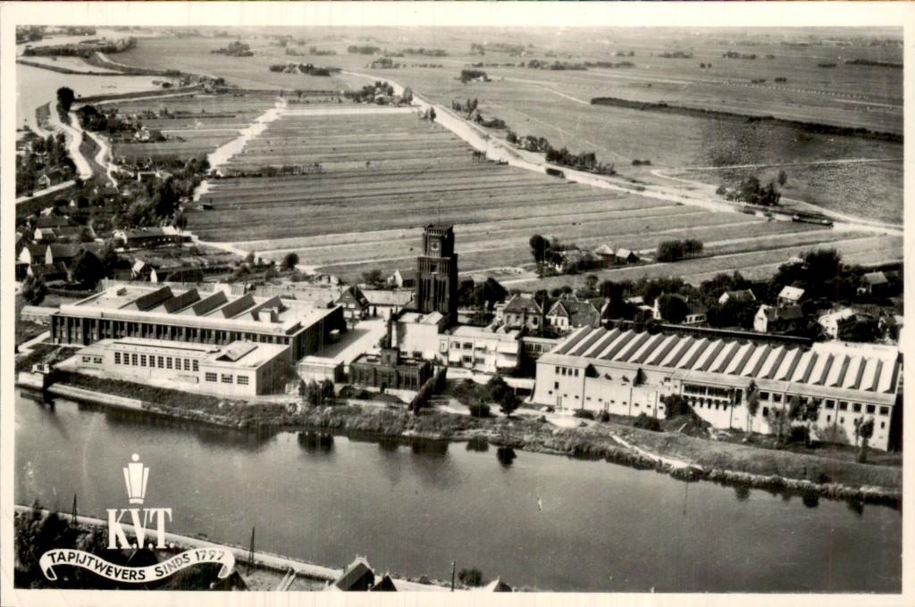 Moordrecht - Tapijtfabriek - KVT, Ophalen of Verzenden, 1960 tot 1980, Gelopen, Zuid-Holland