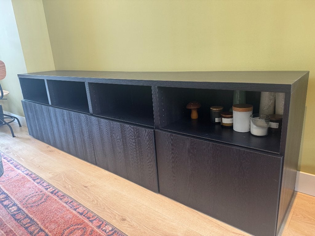 IKEA BESTA - Black Storage Cabinet / Sideboard, Ophalen, Gebruikt