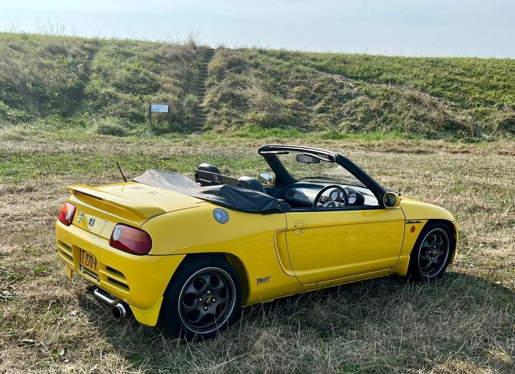 Honda Beat 1992, Auto's, 64 pk, Overige modellen, Cabriolet, Geel