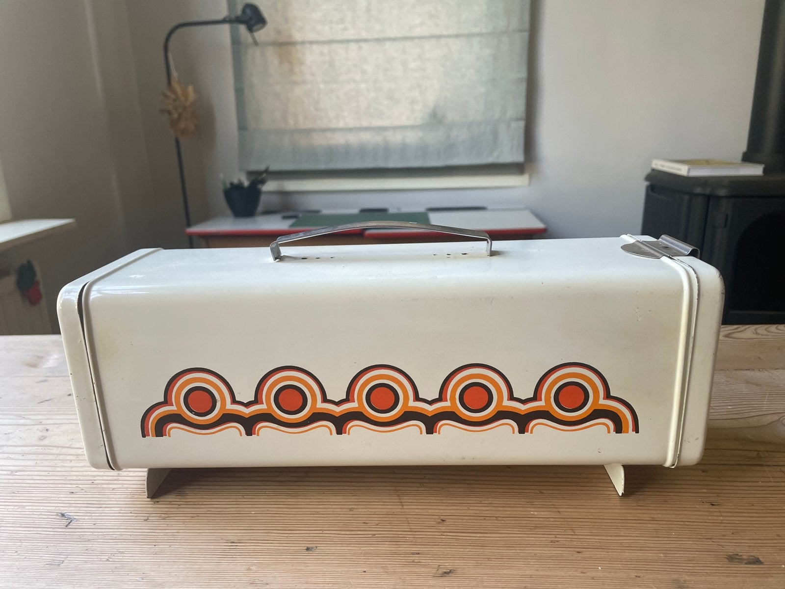 Retro vintage brabantia broodtrommel in zeer goede staat, Ophalen of Verzenden