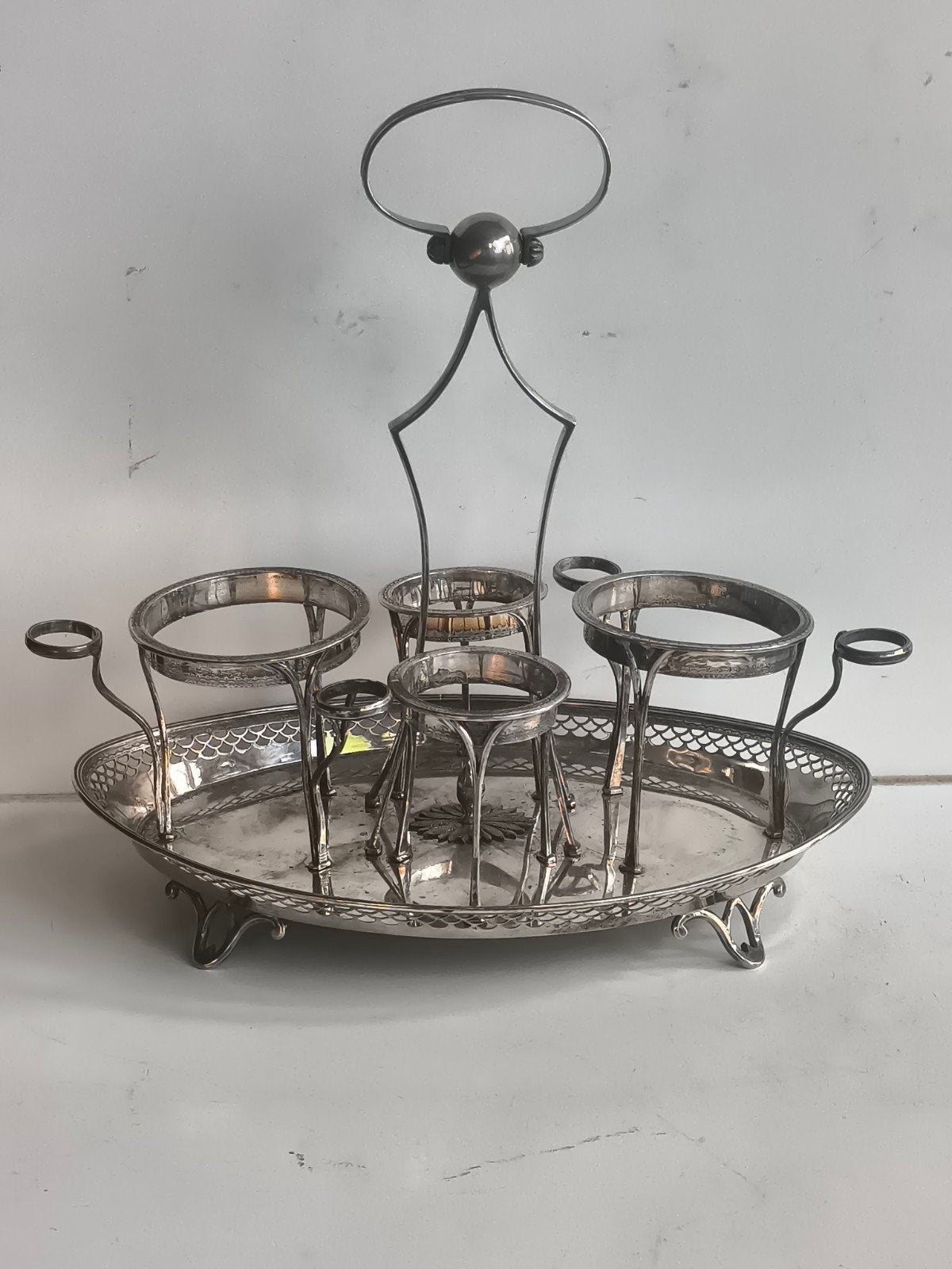 Empire zilver houder zonder inhoud 1815, Antiek en Kunst, Ophalen of Verzenden