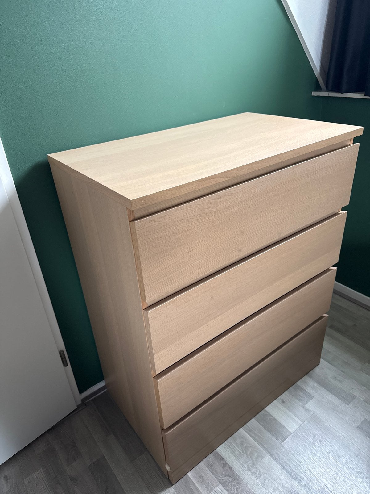 IKEA MALM ladekast met 4 lades - zo goed als nieuw, Ophalen, 100 tot 150 cm, 50 tot 100 cm, Zo goed als nieuw