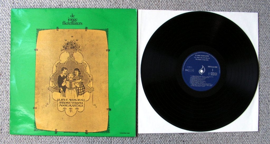 De Jonge Flierefluiters 14 nrs LP 1975 ZGAN, LP, Ophalen of Verzenden, Zo goed als nieuw, Inclusief binnenhoes