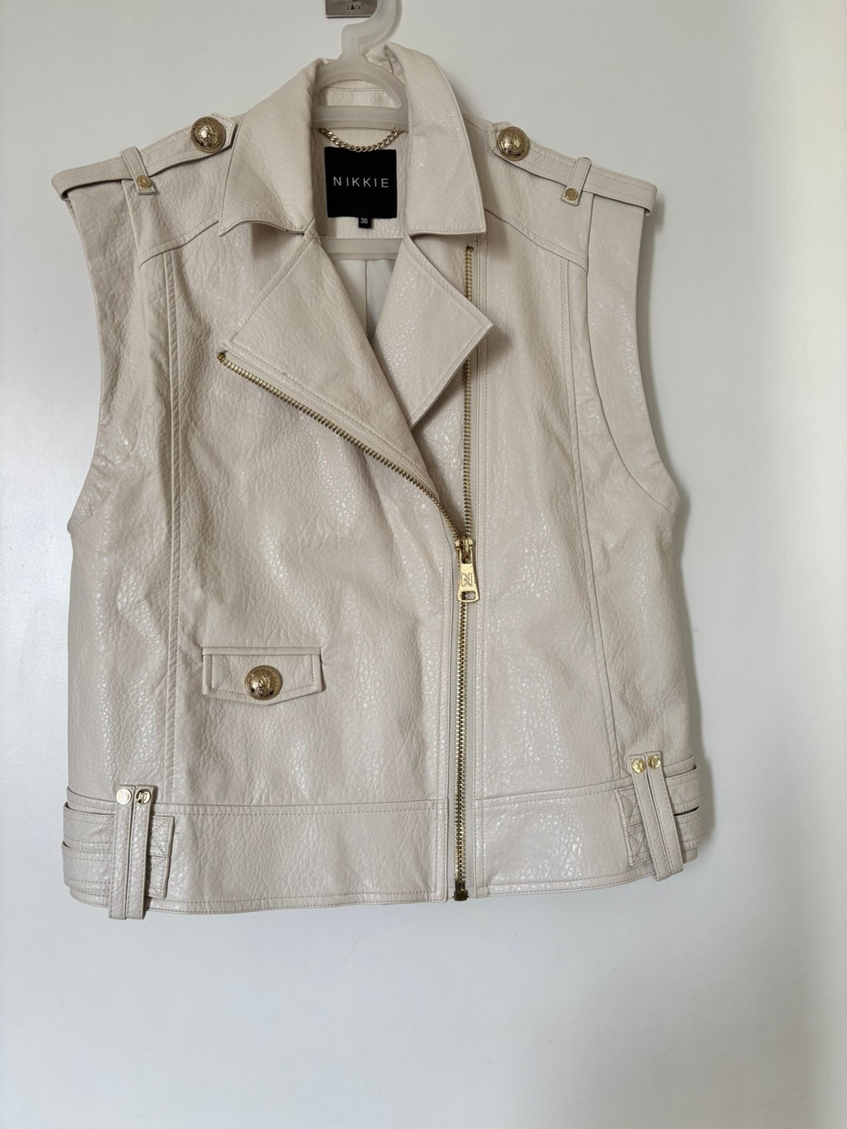 Prachtig Nikkie biker gilet in maat 36, Kleding | Dames, Ophalen of Verzenden