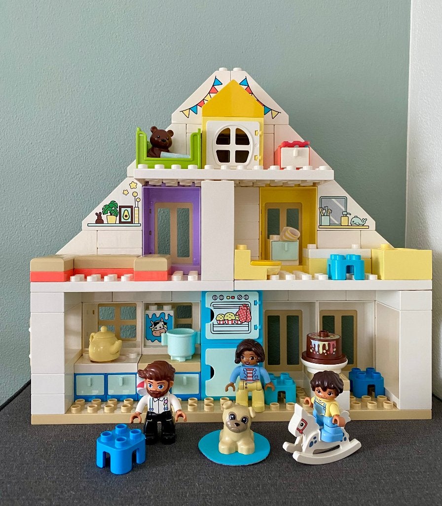 Lego Duplo speelhuis, Ophalen of Verzenden, Zo goed als nieuw, Compleet, Duplo